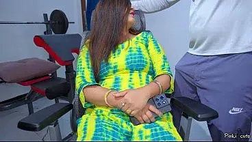 18  Hot Indian stepsister first time fucked hard with stepbro on Chair, she got hot cumshot on Hairy pussy.