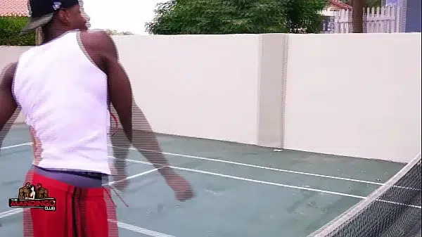 Boogie Blonde Slut DP’d and Creampied by her BBC Trainer and his BBC Homie