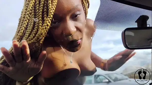 CAR FETISH SPITTING TITS GLASSCHORD PEE ON A CAR OUTDOOR