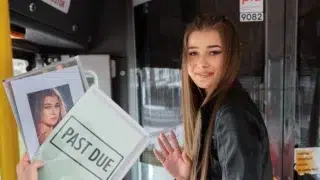 DEBT4k. Covering Her Debt. Hot sex with Olivia Sparkle