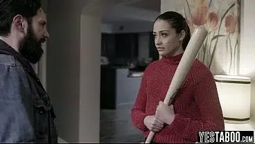 Gorgeous petite MILF gets rid of her stalker by letting him smash