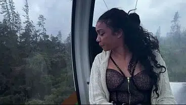 Hooking up with a BBW Latina on the cable car