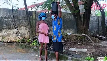 I FINALLY FUCK MY NEIGHBOR BECAUSE I HELPED HER CARRY BUCKET OF WATER. 4K