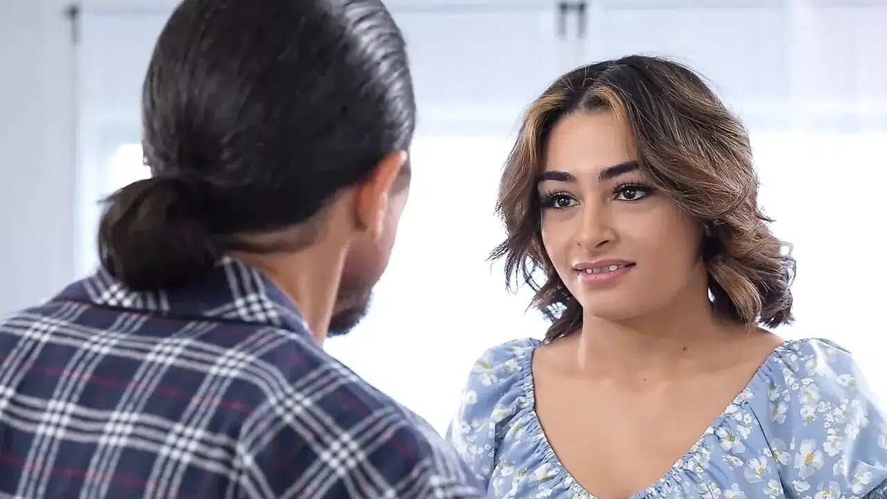 Not My Grandpa – Busty Teen Babe Vanessa Moon Helps Her Horny Step Grandpa With His Huge Boner