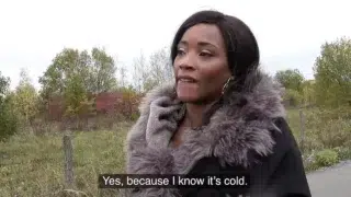 Public Agent British Ebony Queen Kiki Minaj Fucked Outside