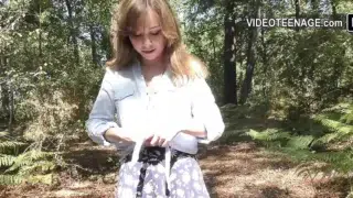 shy 18 years old girl does her first porn casting