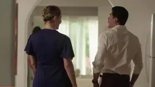 Slutty stepmom Ryan Keely fucks her stepdaughter’s husband during sleepover and asks for threesome