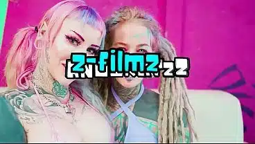 Two Tattooed Sluts Spit Lube & Stretch Asses Wild