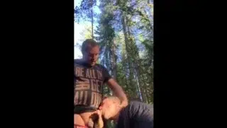 Bareback Adventure With A Stranger Bear Outdoors