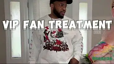 BBW PORNSTAR FUCKS FAN