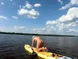 Big-Ass Blonde’s Naked Walk on a Paddleboard