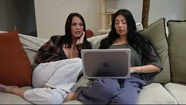 Big Boob Besties CAUGHT Watching Porn – THREESOME – Cami Strella x Ivy Ireland x Lev Lieben