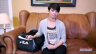 Busty Brunette MILF Jae Scott Sloppy Deepthroat Then Hard Pounding!