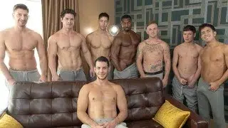 CumDumpSluts – T.D. Graham’s hole takes big loads from seven hot studs
