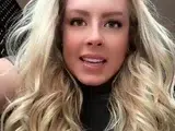 Curly Blonde Teen Records Solo Dildo Masturbation More at