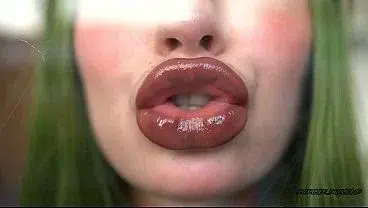 Cute elf girl kisses you with plump sweety lips