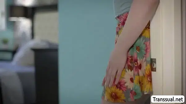 Horny shemale cheater Lianna Lawson gets rimjob and analed