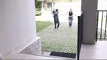 Hot brunette client takes realtor’s thick cock deep while viewing the home