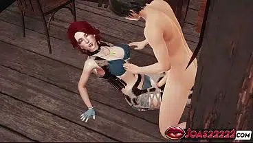 Hot Redhead Korryn Cowgirl 3D Animation – Big Tits Play with Moans, Tight Ass Licking Close-Up Views, and Intense Tight Pussy Fingering Leading to Squirt