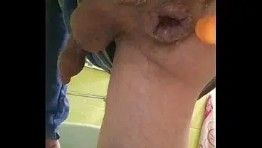 I fuck my gaping asshole, and after fisting I spit out natural lube.