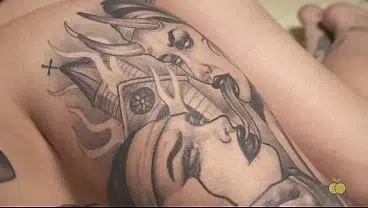 I take my stepdaughter to get a tattoo with the neighbor and they end up having anal sex