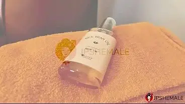 Japanese shemale Erika Mikami is a naughty masseuse