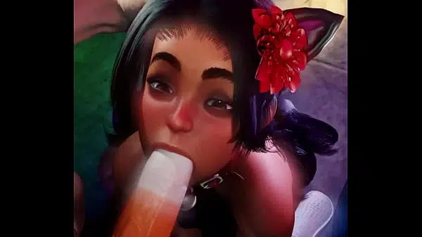 Lily hawk Halloween blowjob