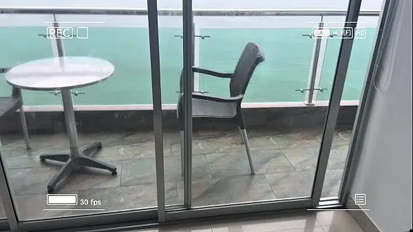 Naughty stepdaughter masturbates by the sea – Real orgasm – hard and horny tits