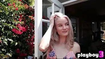 Petite blonde Roxy Shaw passion posing and small tits girl showed sexy body