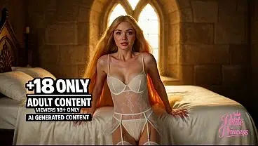 Petite Princess Rapunzel Yoga Stretching in Tower – Lonely Flexible Tease | AI 4K NSFW