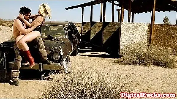 Pornstar Annika Albryte licks up her creampie