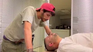 Sexy Middle Eastern straight guy dominates and humiliates untrained slut – with deep throat training