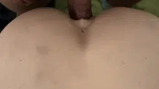 Silicone ass fucked in the ass