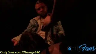 Smoking a cigar and cruising with a PUBLIC BJ in the woods