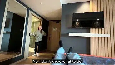 Step Mom Shocked When Step Son Cums on Her Face in Hotel Share Bed! FULL VIDEO