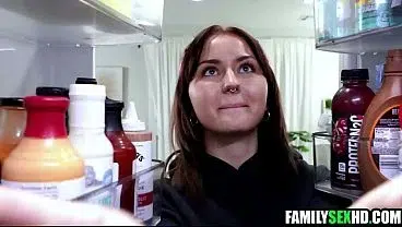 Stepdaughter Asks Stepdad To Stretch Her Tight Pussy