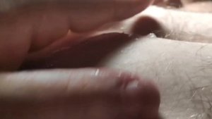 Hairy fat chubby young man a lot of cum. Jerk off sweet hot dick