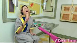 Trans Hottie Bella Atrix Tries The Piston Machine