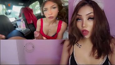 A escondidas en el carro cogiendo una gran polla negra