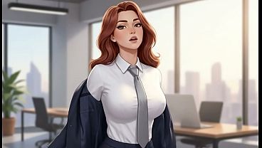 AI slut boss lets you fuck her in the office