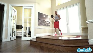 Big Tits Stepmom Surprises Stepson In The Bathtub and Enjoys His Big Black Cock