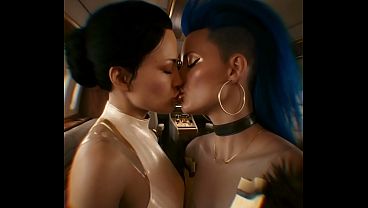 Cyberpunk 2077- City of lesbian dreams [Part 1] (AI generated)