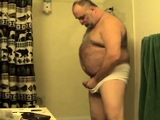 Daddy’s Brief Shower Masturbation