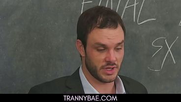 Hot Ladyboy Pounded After Class