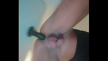 I fuck my ass with a huge dildo. I’m so thirsty for cock that I want it inside me all the time.