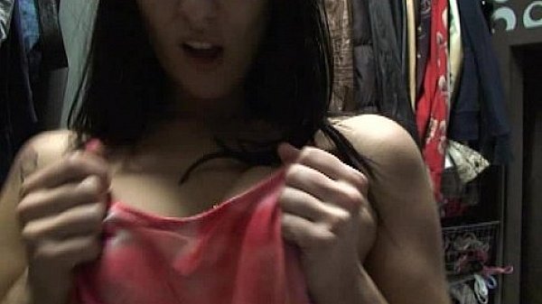 In the closet with sexy Mae Melone