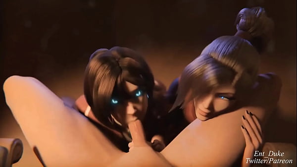 Mercy & Kiriko Halloween Fucking