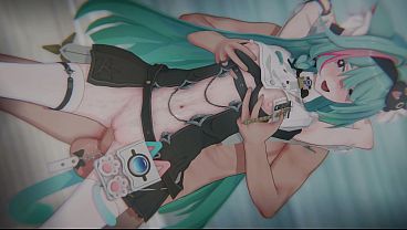 [NTE] Mint’s “CONTAINMENT BREACH”: Bound Catgirl & POV Threesome DP (4K/60FPS)