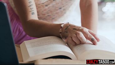 Petite blonde teen loves hardcore fucking and loves rough sloppy deepthroat