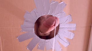 POV. Glory hole. REUPLOAD (SOUND FIXED)